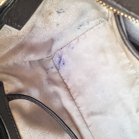 SOLD!!!Michael Kors Selma Studded Dark Brown Handbag - Picture 7 of 14